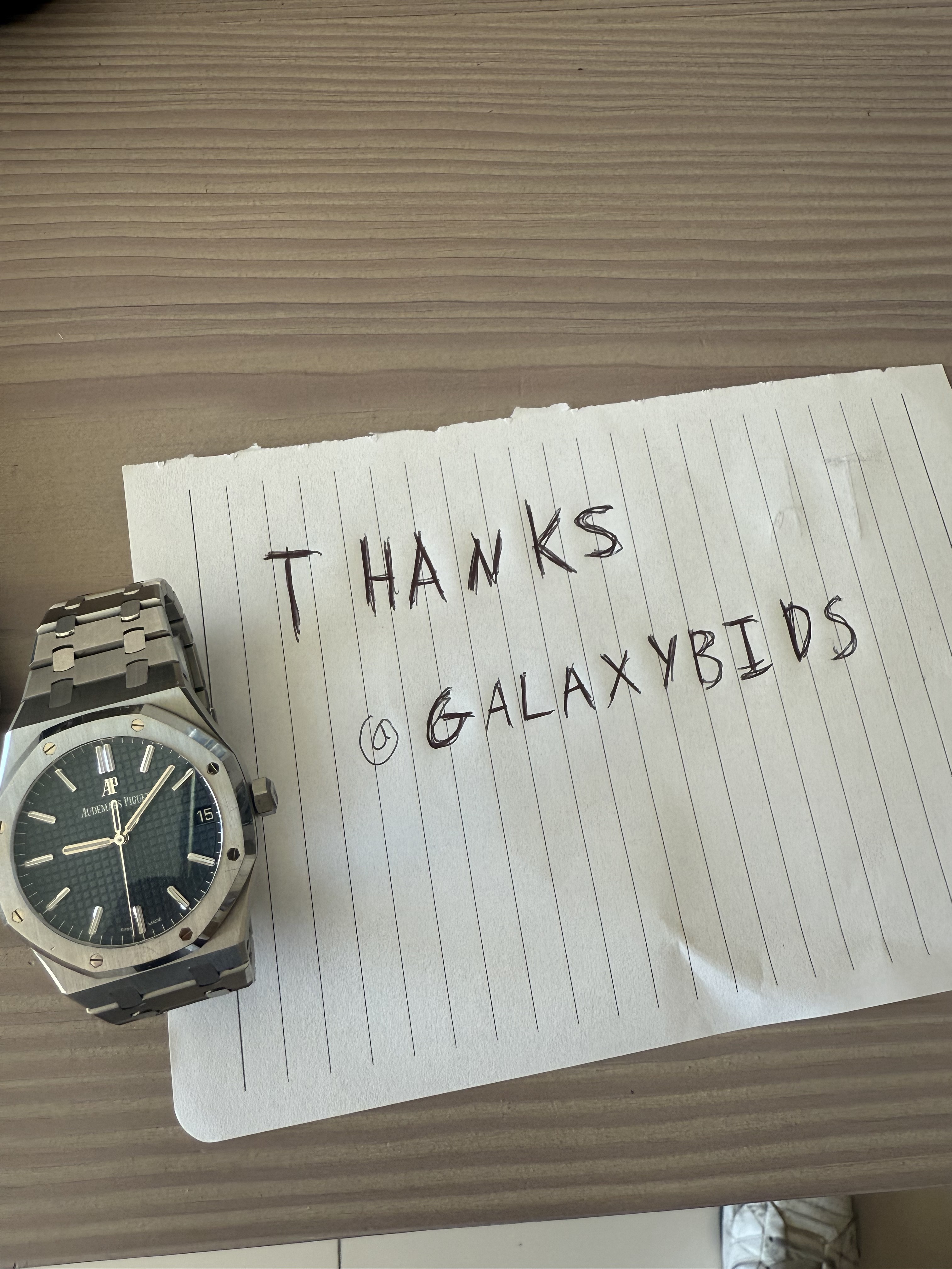 Audemars Piguet Royal Oak won on BidSlam