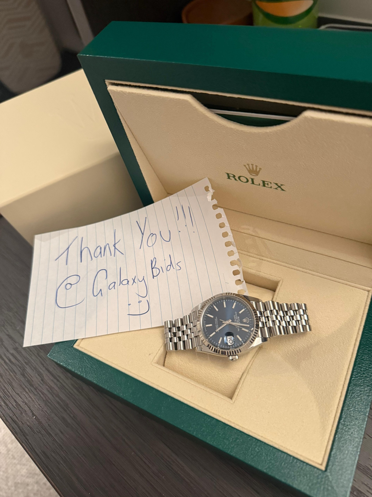 Rolex Datejust won on BidSlam